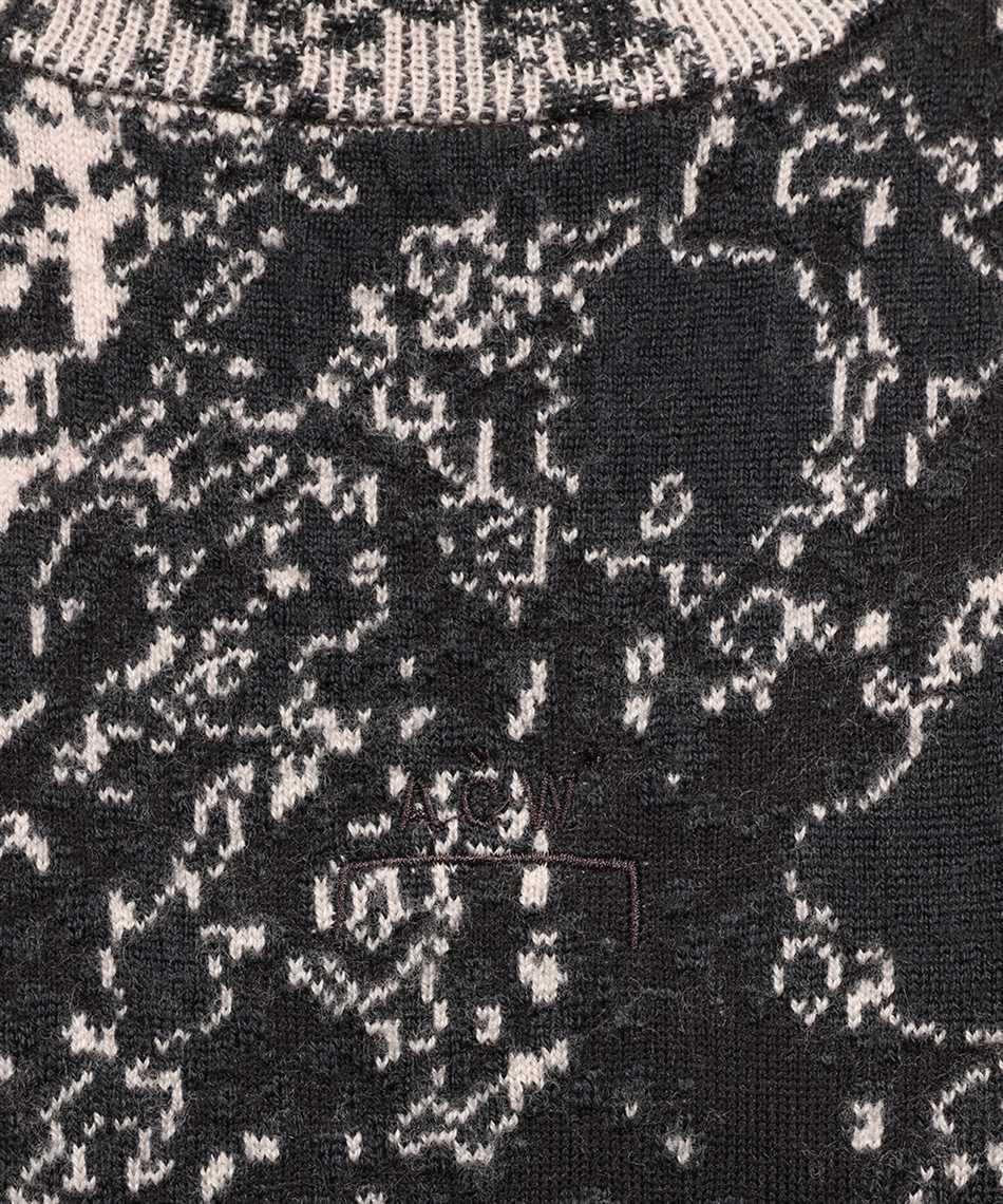 A-cold-wall* Black Composite Sweater In Black