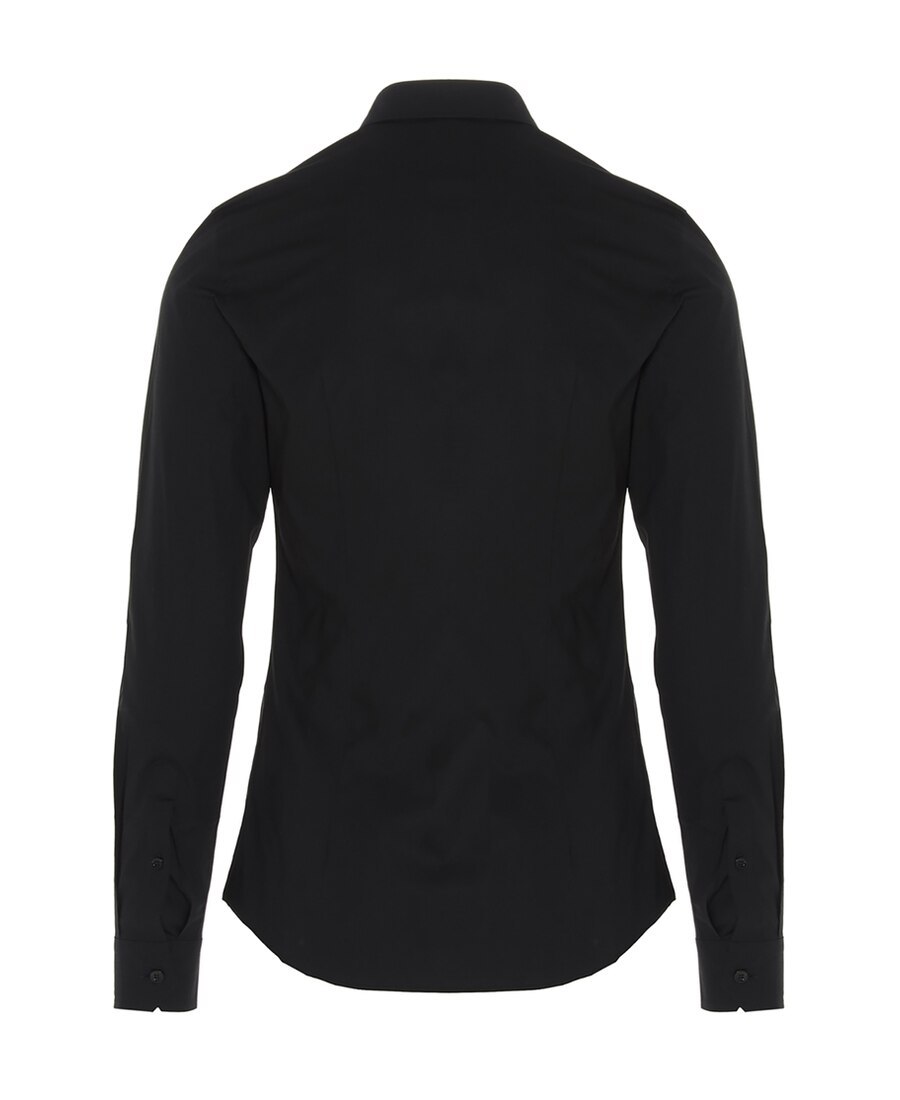 Moschino Toy Bear Embroidered Shirt In Black