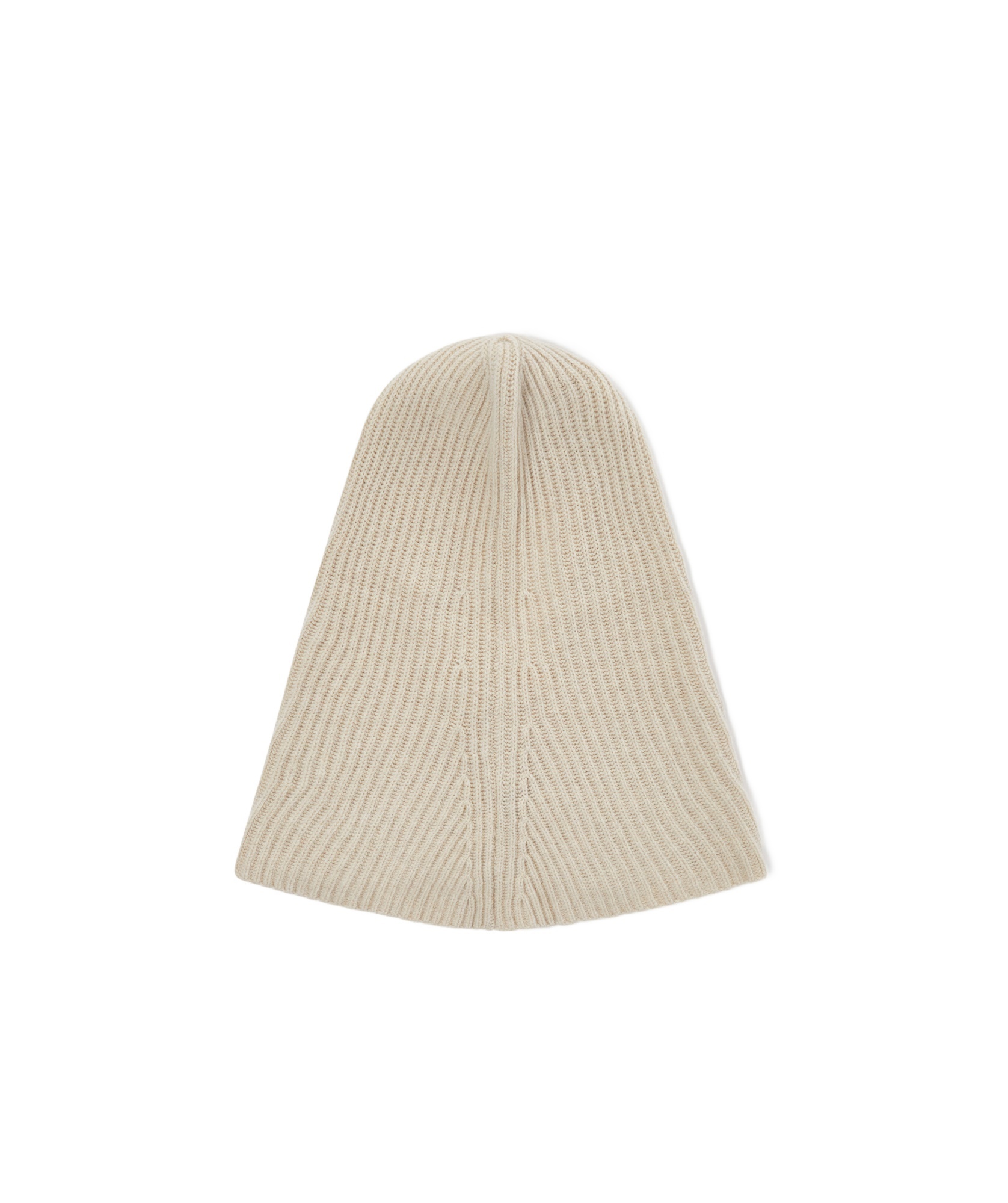 Pinko Ribbed-knit Balaclava In Nude