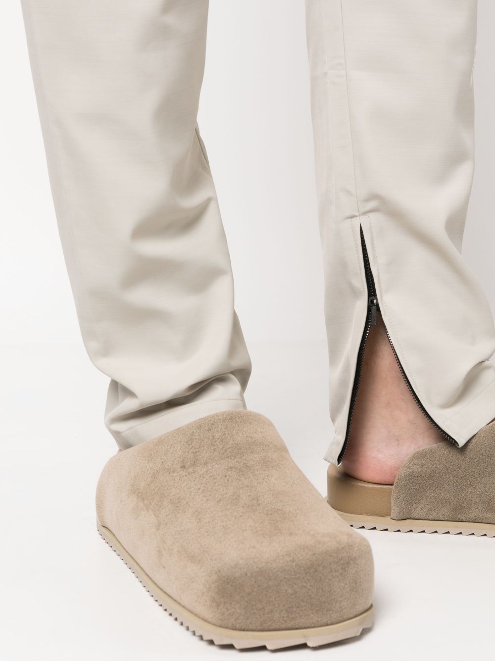 Fear Of God Tapered-leg Drawstring Trousers In White