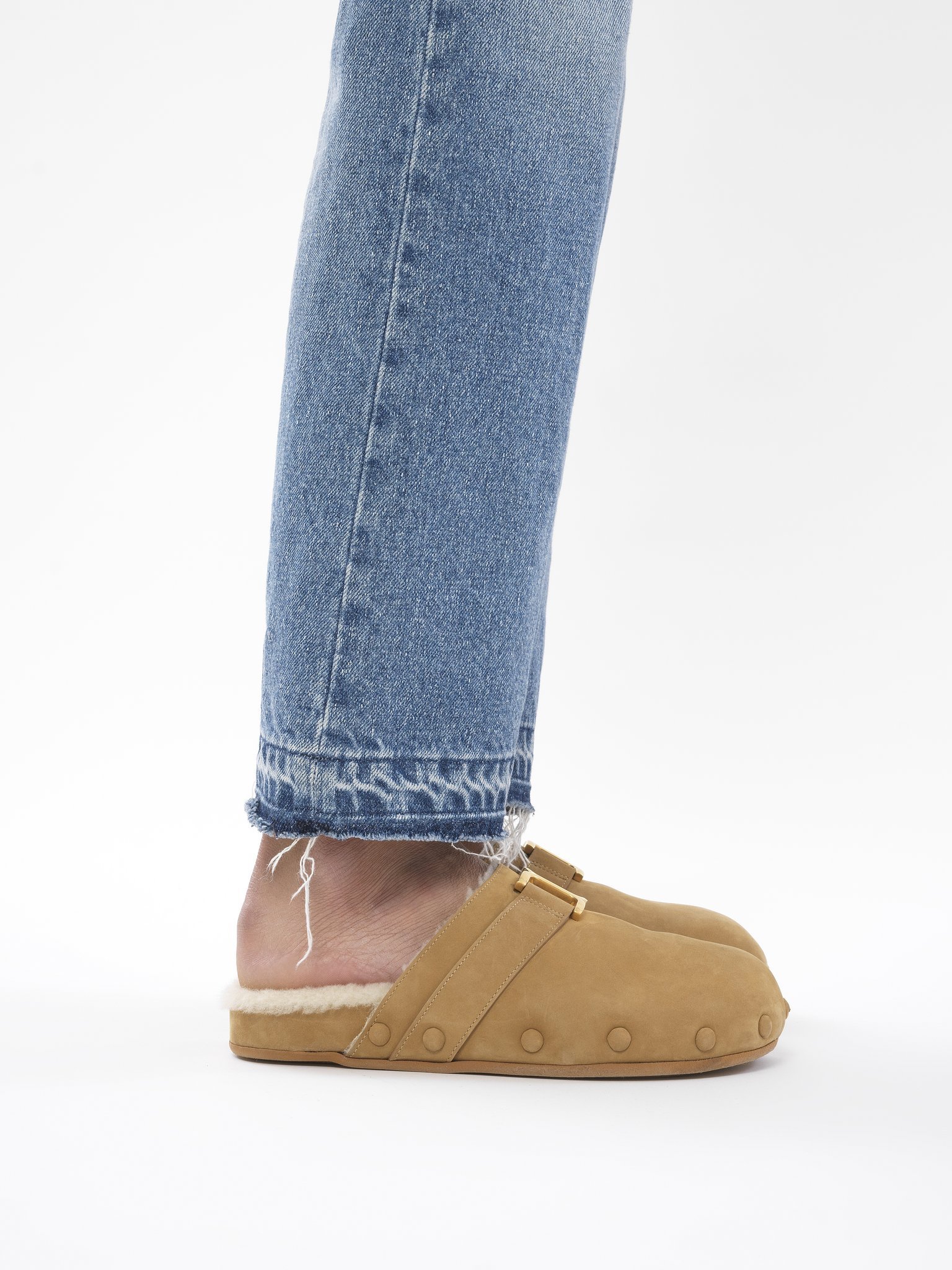 Chloé Flat Slippers In Brown