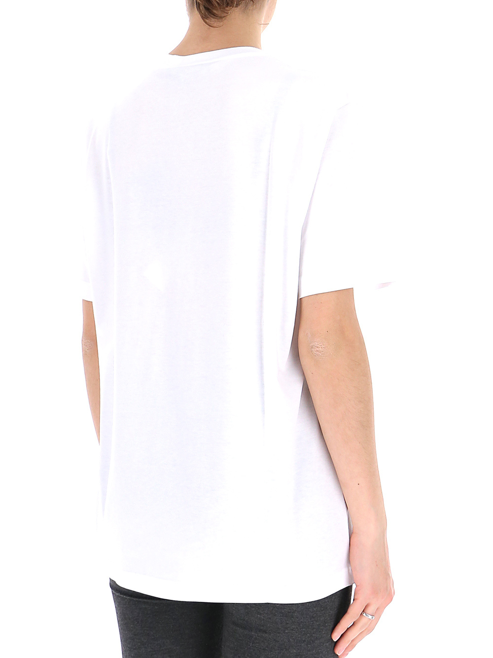 Mcm Classic Logo T-shirt In White