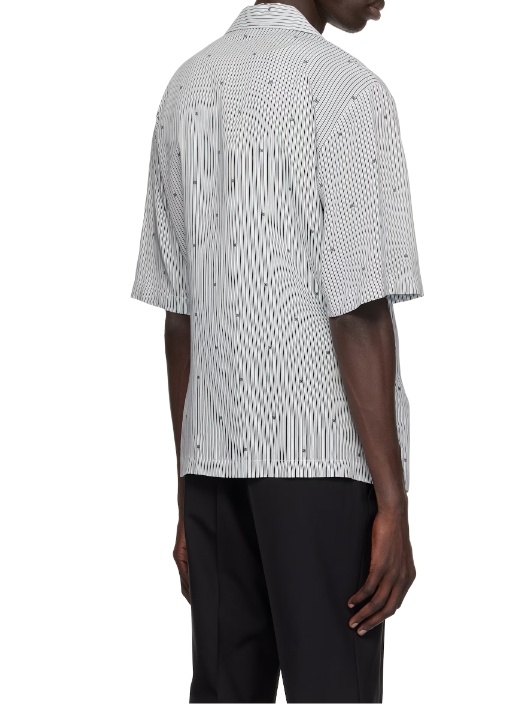 Amiri Lapel Short-sleeved Shirt In Multicolor