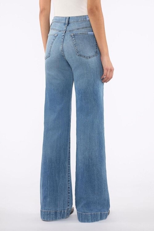 7 For All Mankind Straight-leg Jeans In Blue