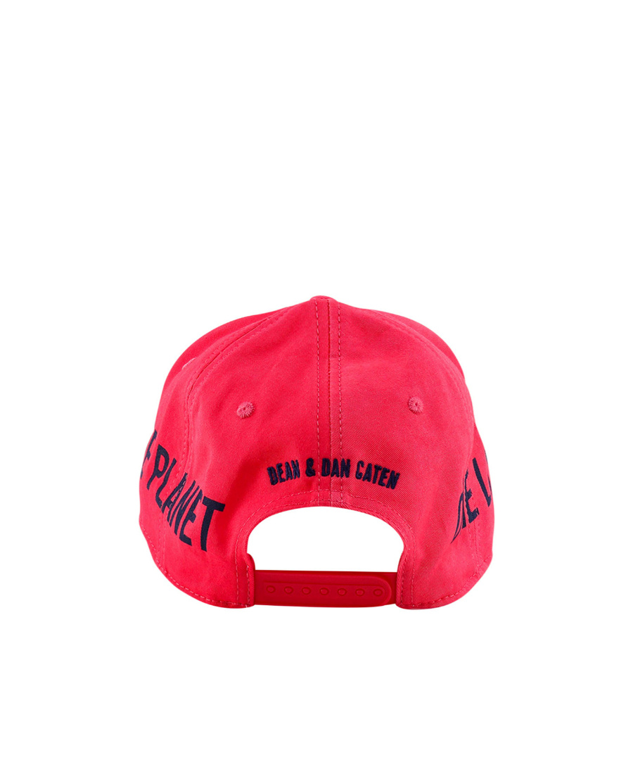 Shop Dsquared2 Logo-print Detail Baseball Cap In Red