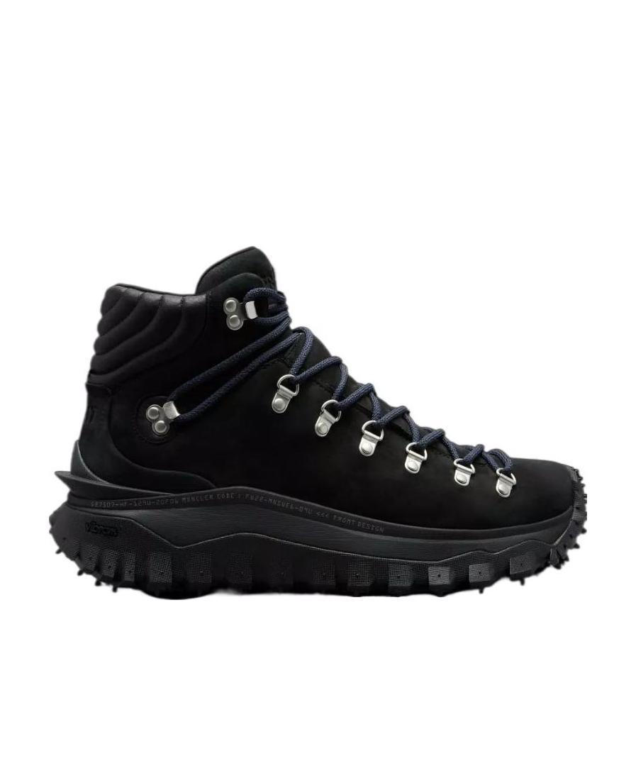 Moncler X Fragment Hiroshi Fujiwara High-top Sneakers In Black