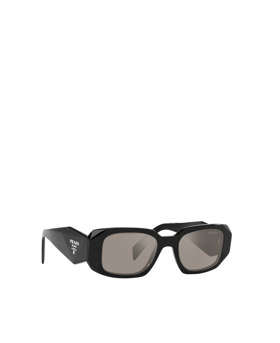 Prada Eyewear Rectangular Frame Sunglasses In Gray