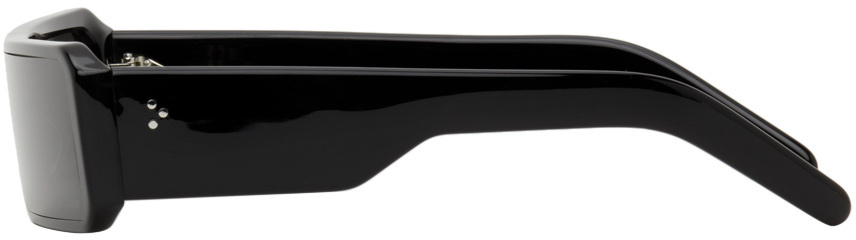 Rick Owens Rectangle Frame Sunglasses In Black