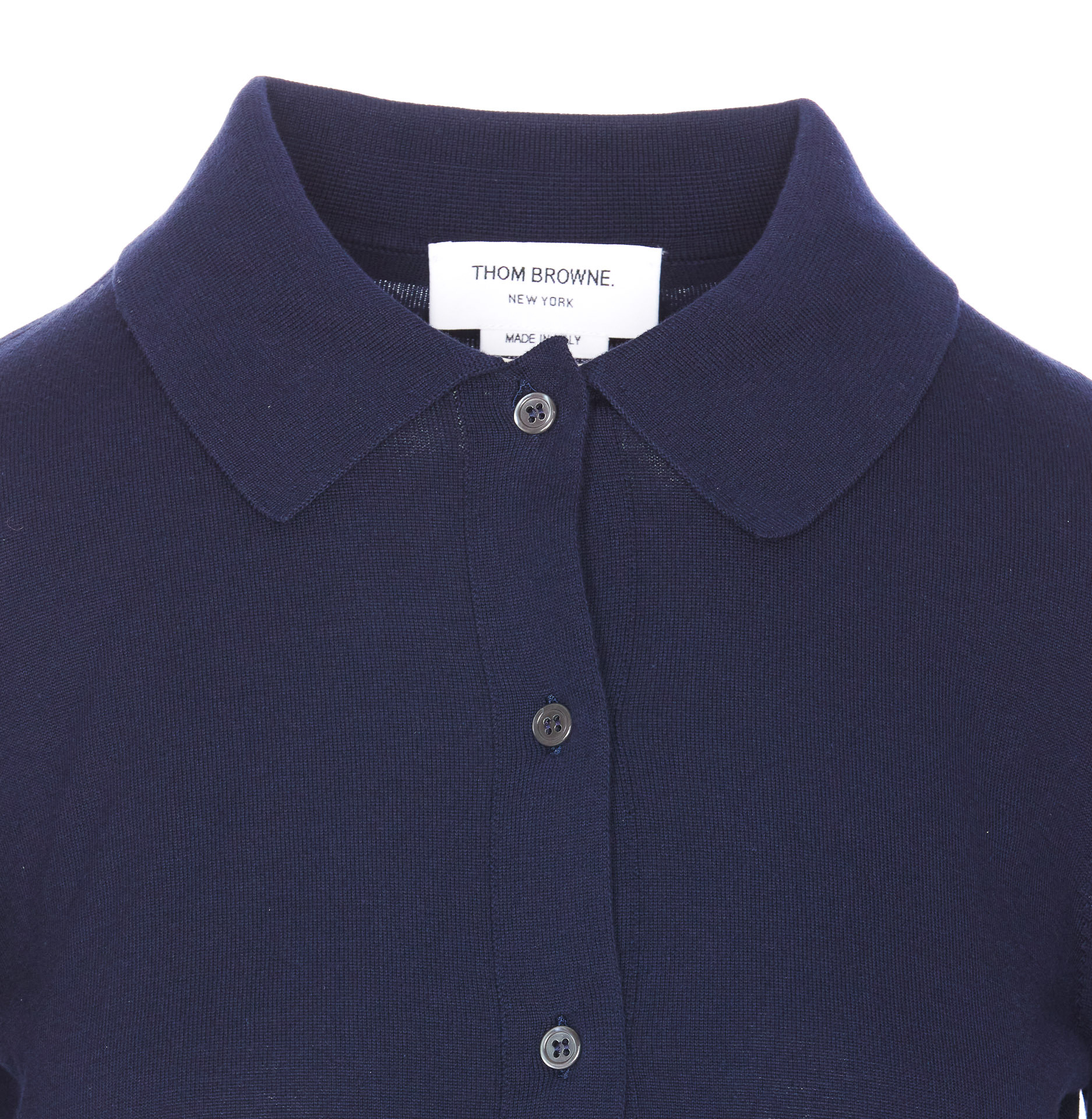 Thom Browne Long-sleeved Sweater In Black
