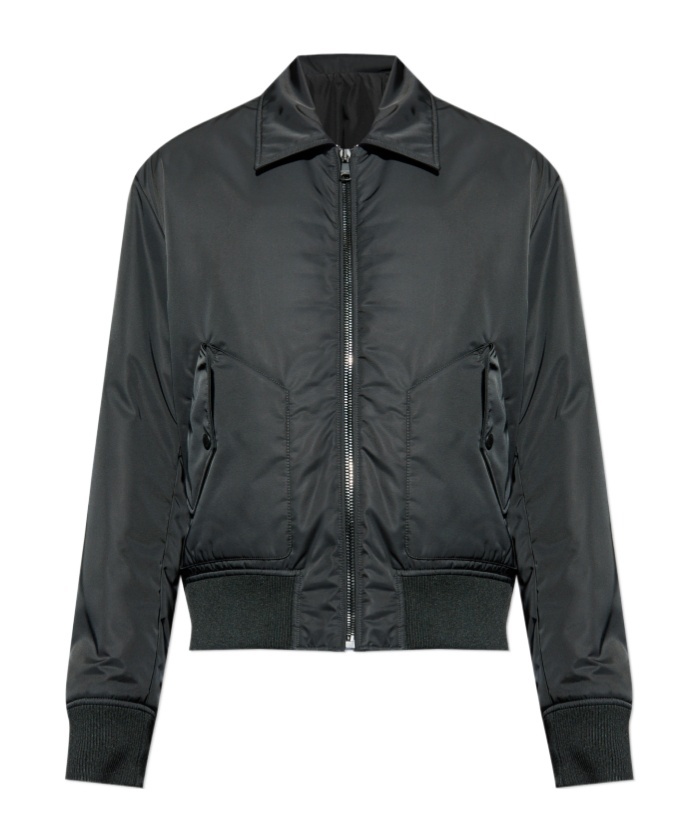 Balmain Long Sleeve Casual Jacket In Black