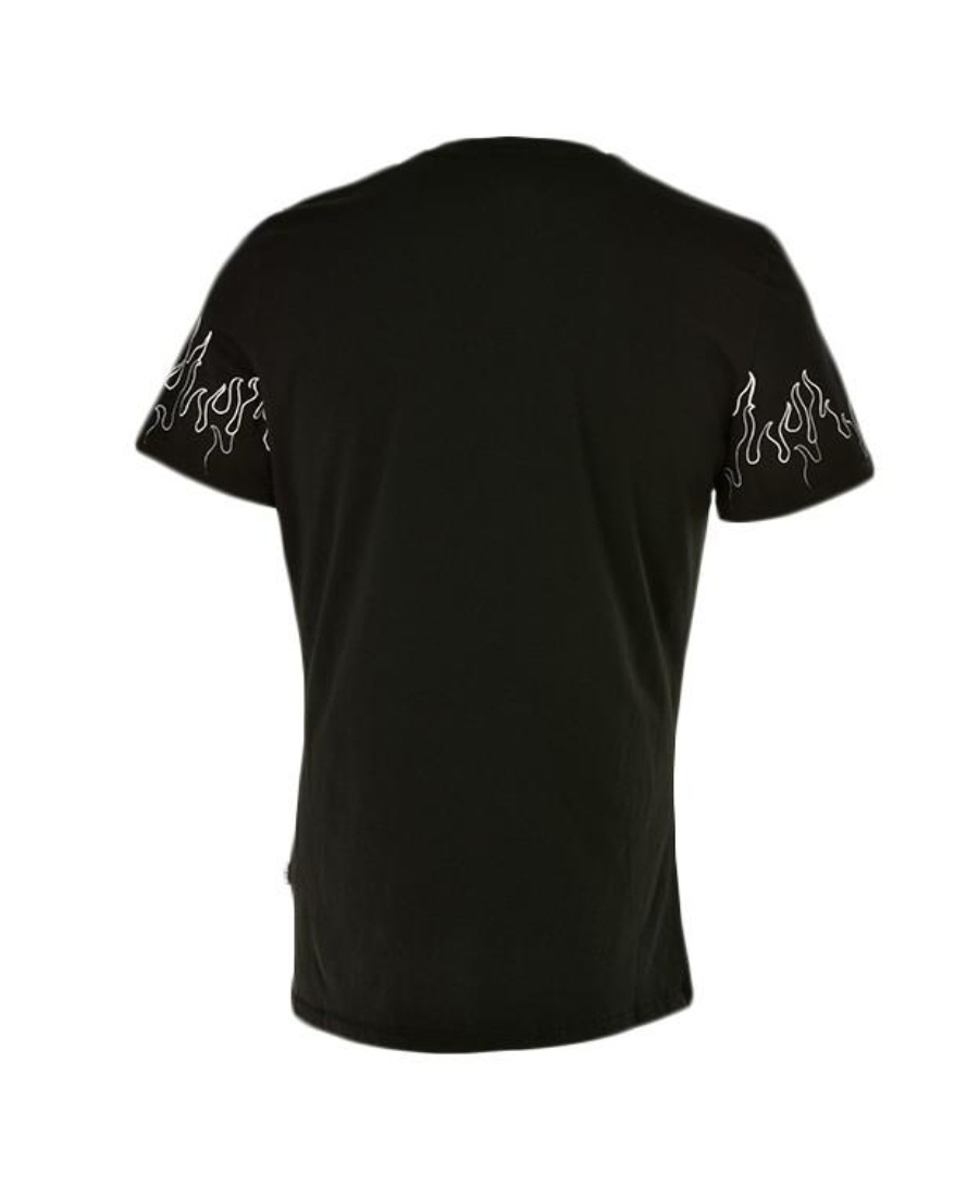 Just Cavalli Pattern Printed Short-sleeved T-shirt In Black