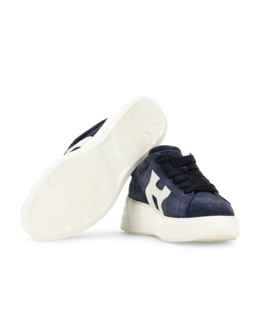 Hogan Rebel Leather Sneakers In White