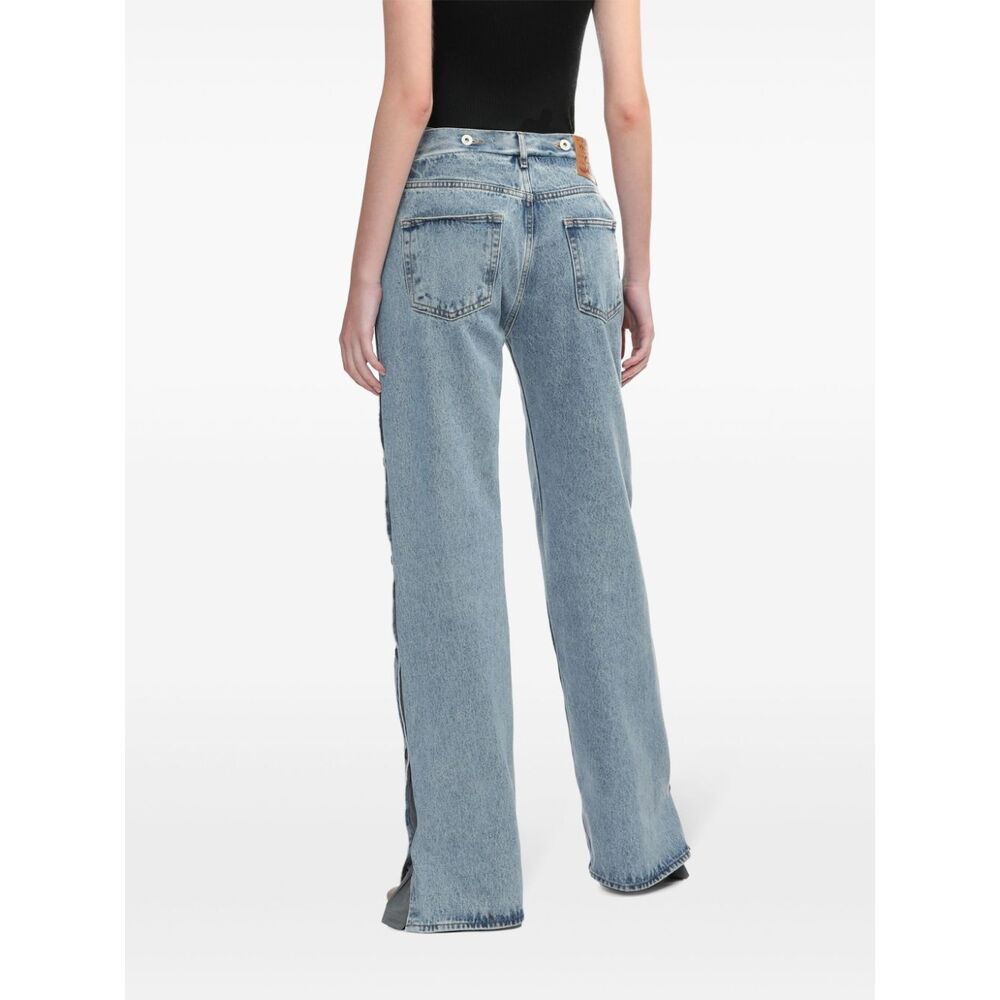 Y/project Belt-loop Jeans In Gray