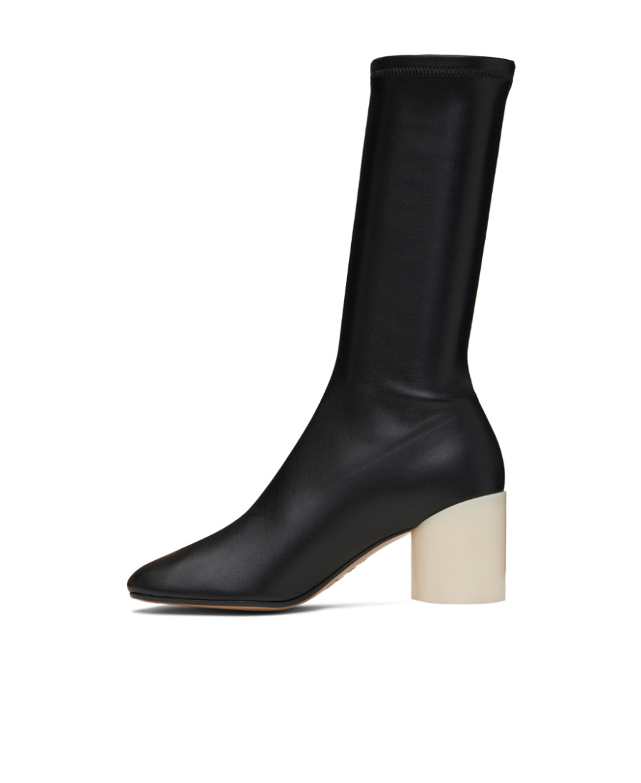 Mm6 Maison Margiela Block-heel 80mm Boots In Black