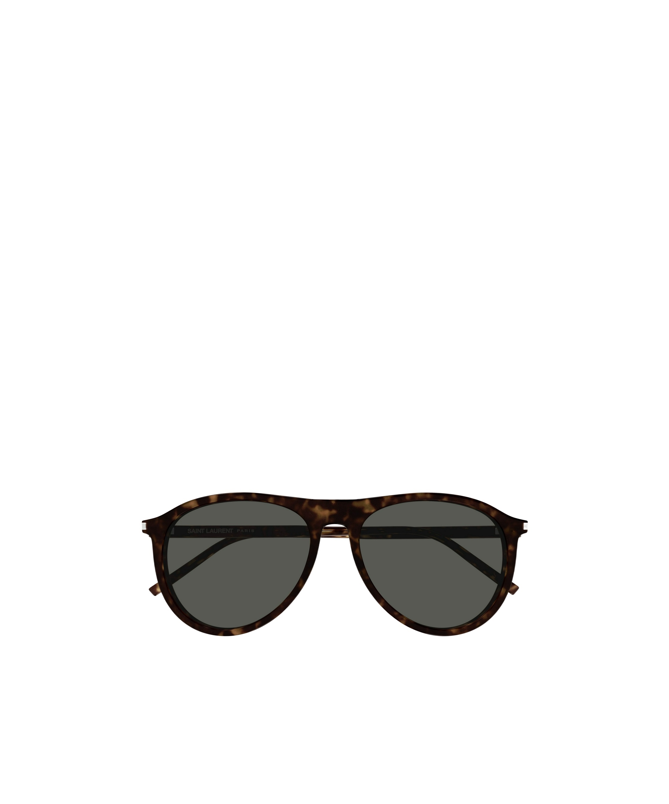 Saint Laurent Eyewear Aviator Frame Sunglasses In Black