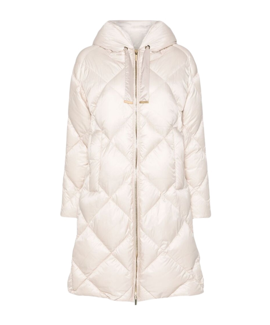 Max Mara Trefe Parka In White