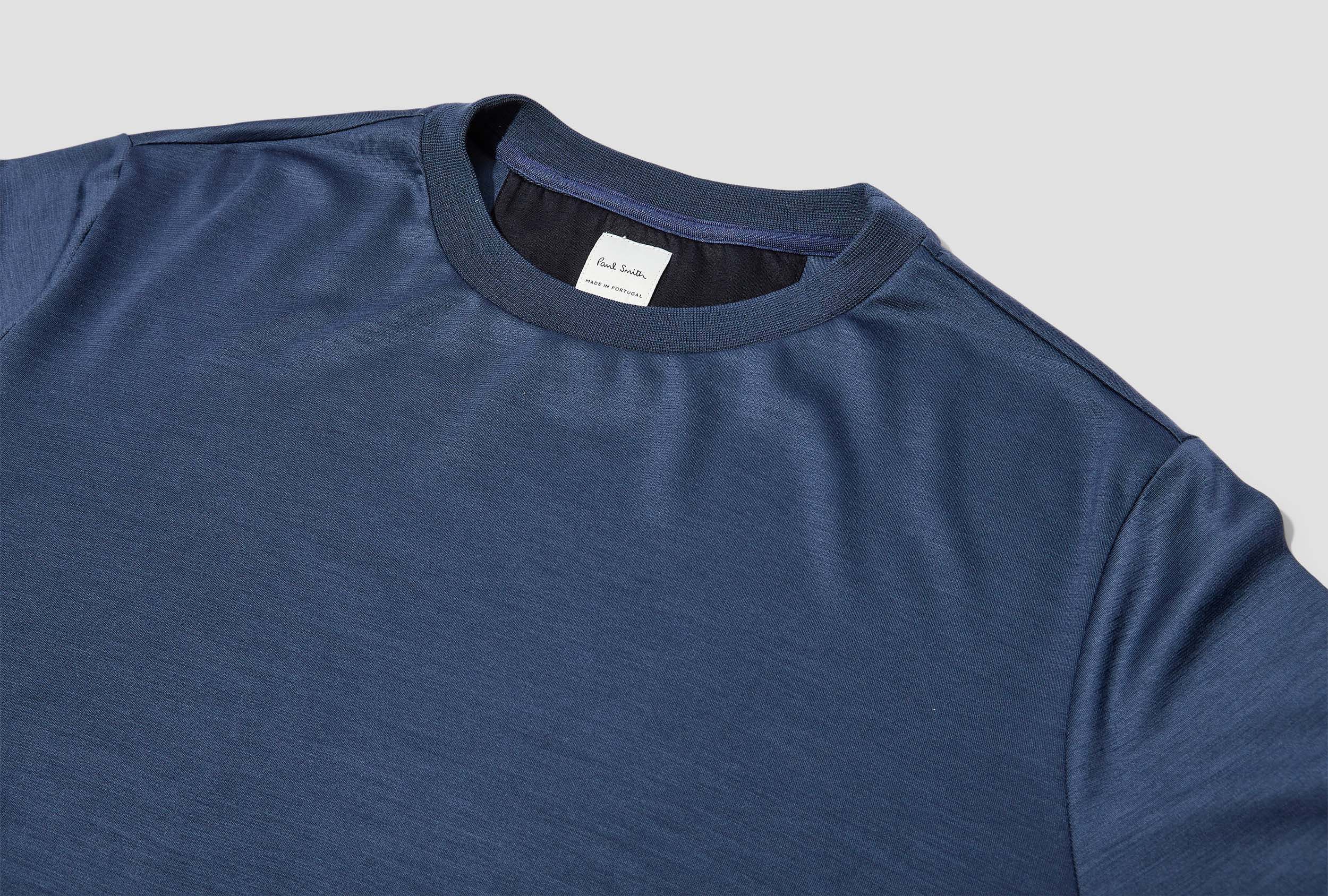 PAUL SMITH ROUND COLLAR LONG SLEEVE SWEATER