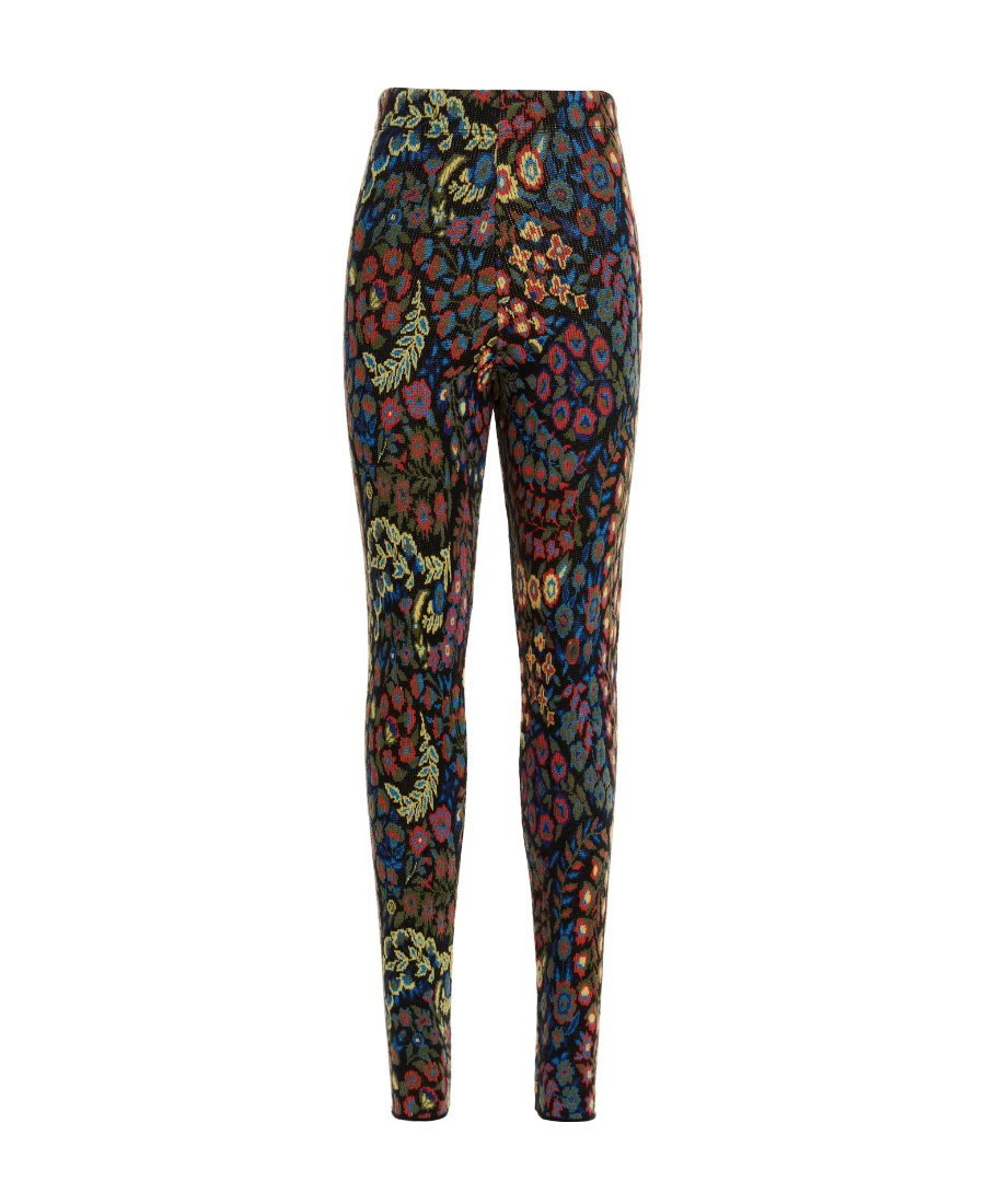 Etro Women's Jacquard Wool Blend Top And Leggings In Black
