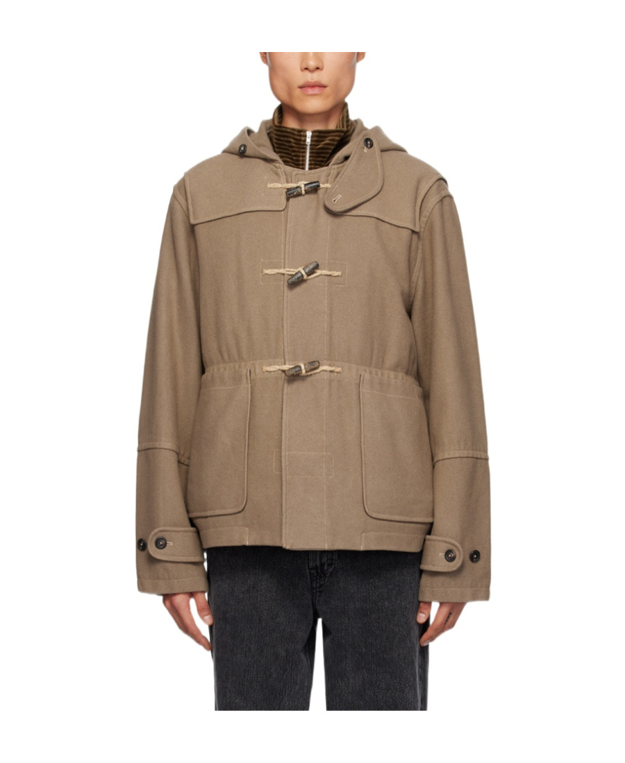 Our Legacy Cropped Duffel Jacket In Brown