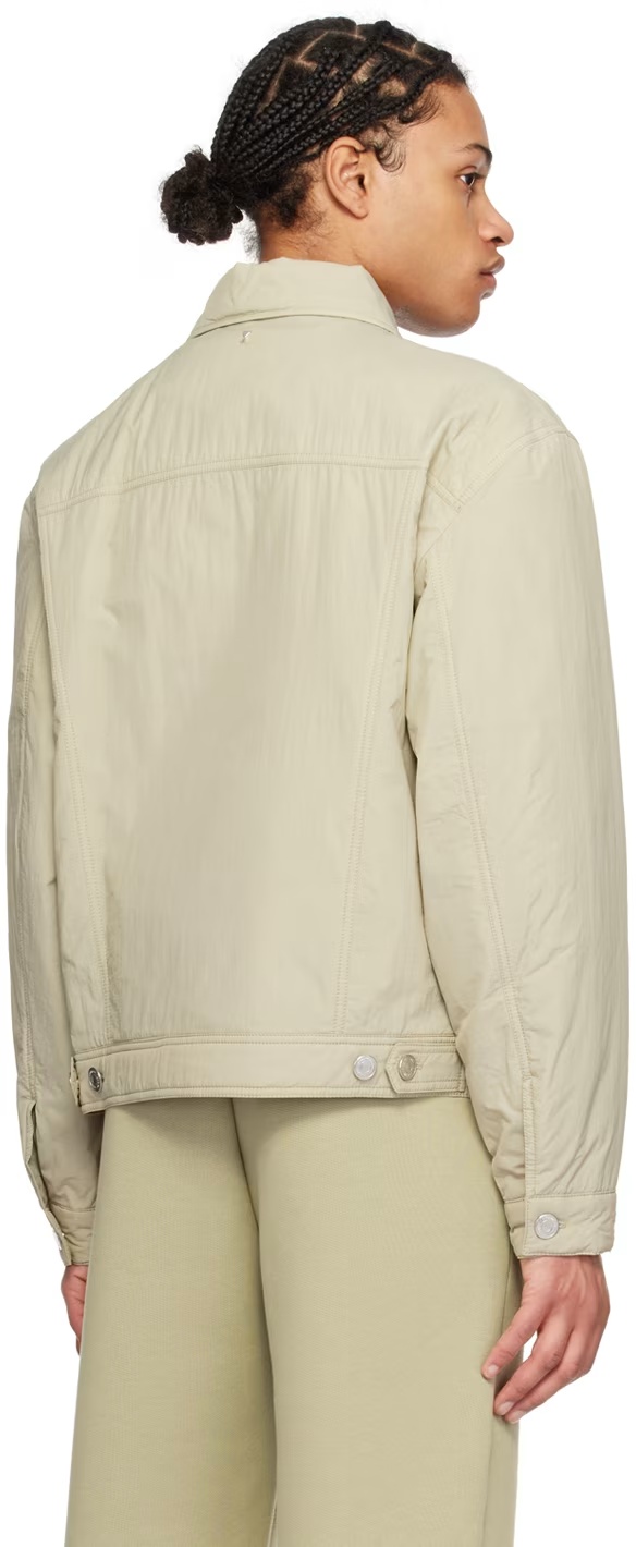 Ami Alexandre Mattiussi Front Button Casual Jacket In Green