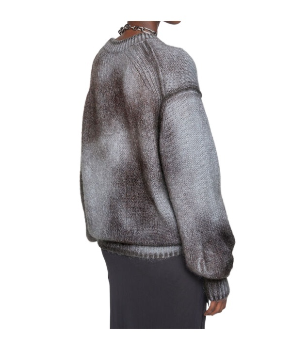Acne Studios Sprayed Sweater In Gray