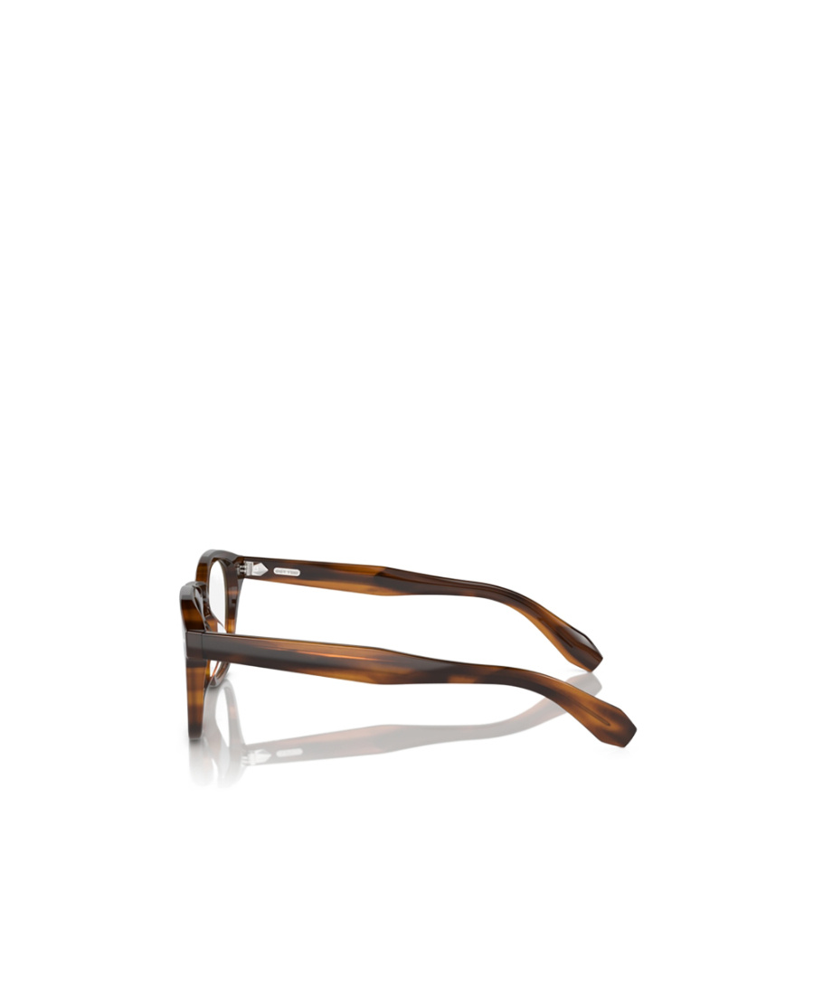 Oliver Peoples N.03 Square-frame Glasses In Brown