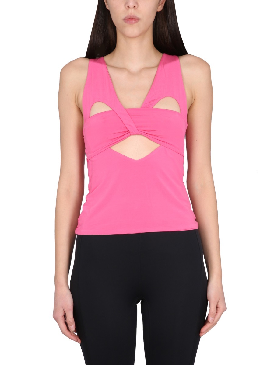 Ambush Top With A Sweetheart Neckline In Pink