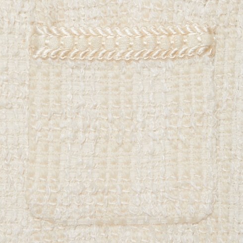 Gucci Kurze Tweed-jacke In White