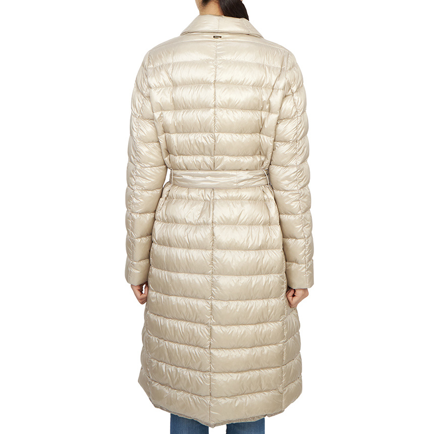 Shop Herno Strap Down Jacket In Nude