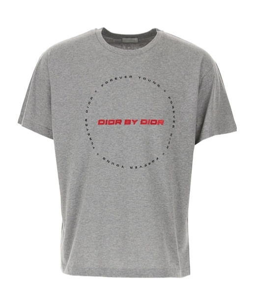 Dior Short-sleeved T-shirt In Gray