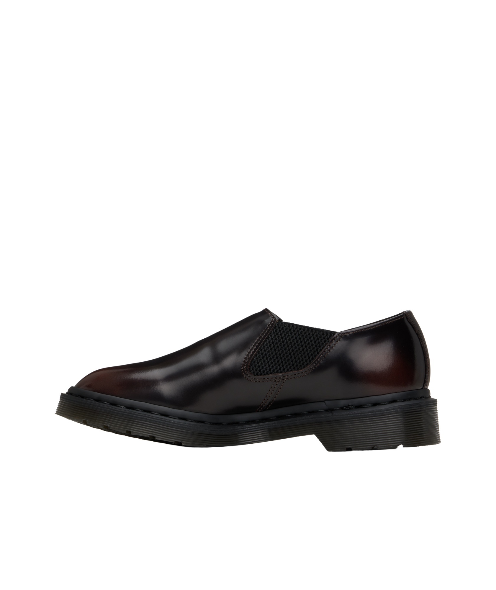 Dr. Martens' Round Toe Loafers In Black