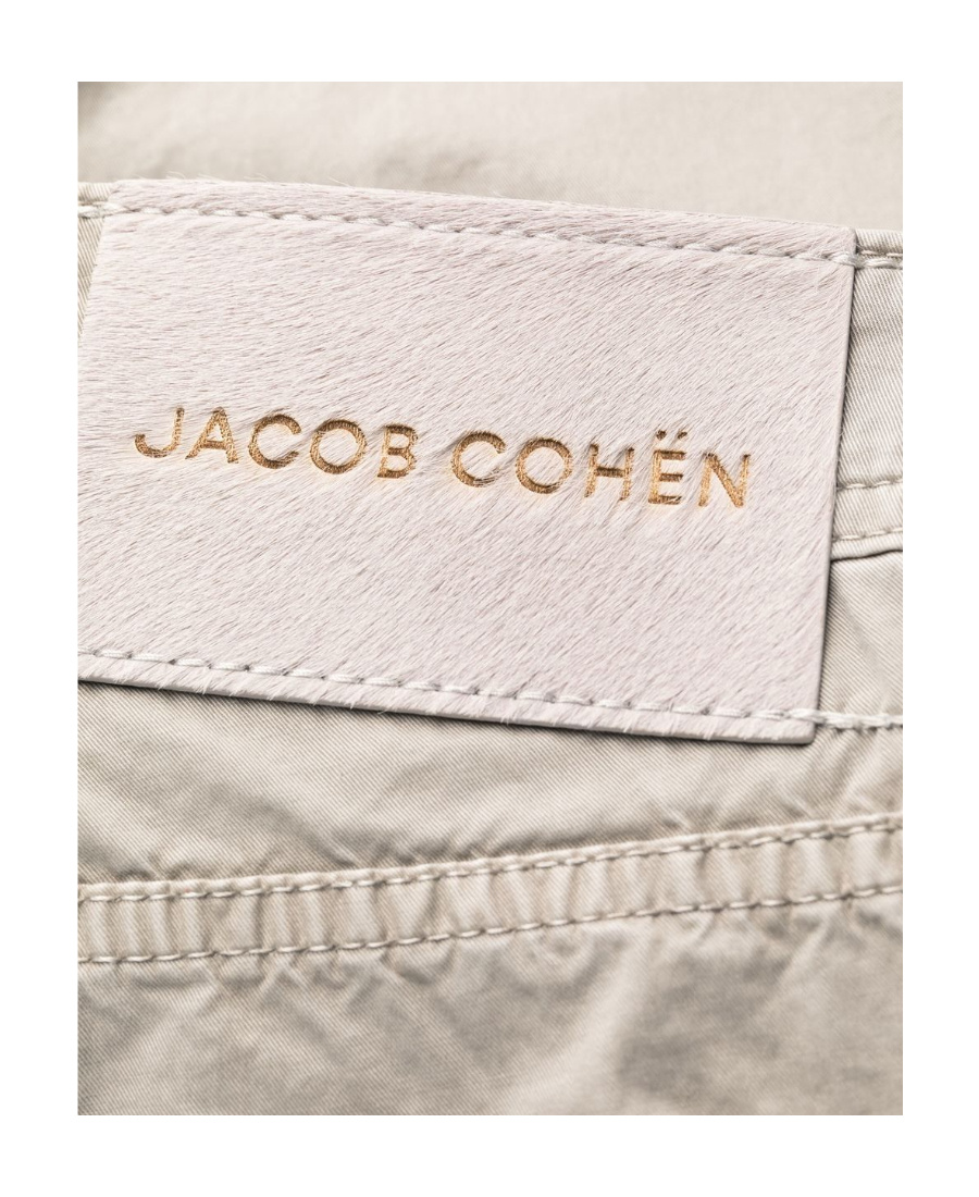 Jacob Cohen Embroidered-logo Jeans In Gray