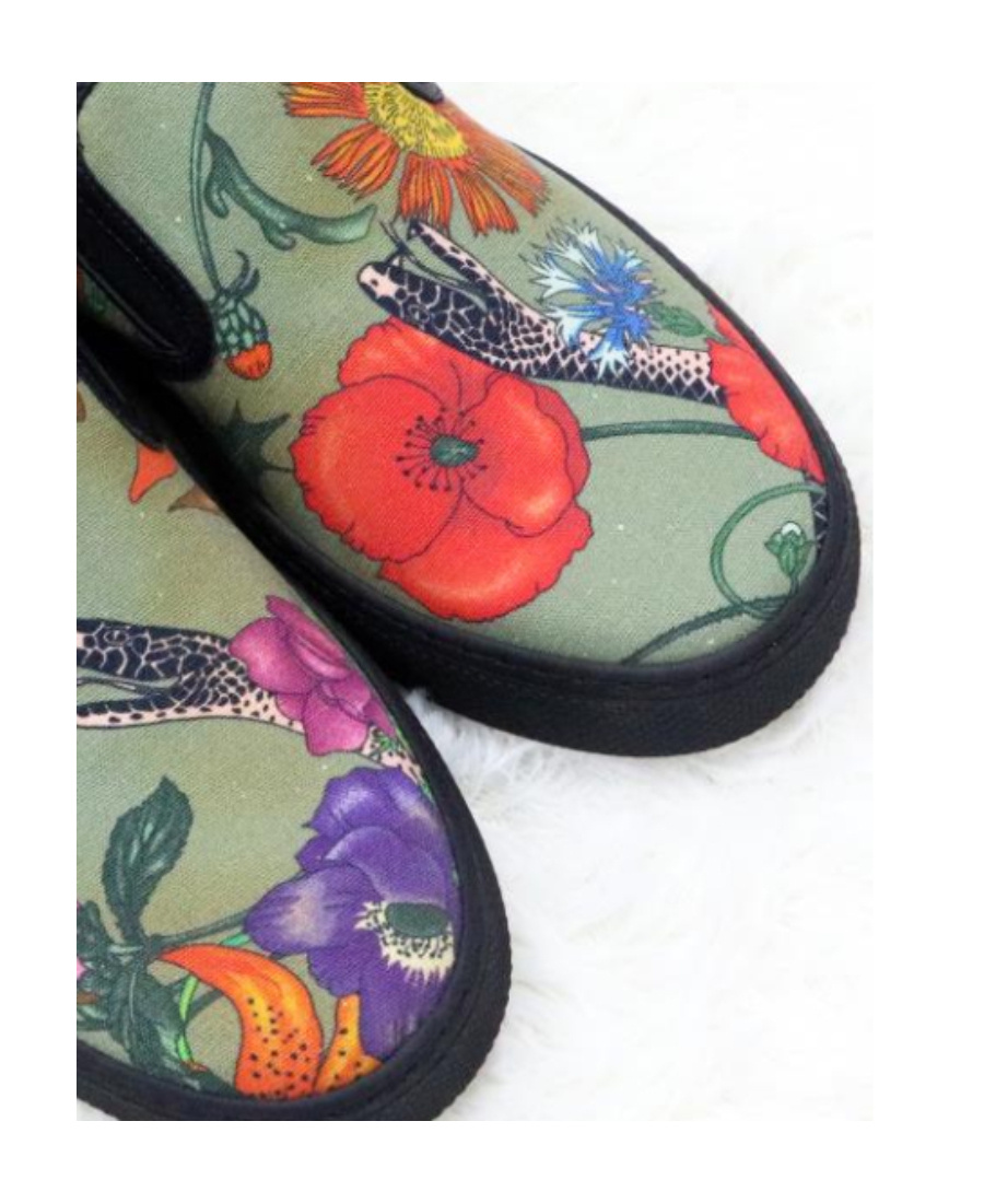 GUCCI PRINTED CASUAL BUSINESS SHOES