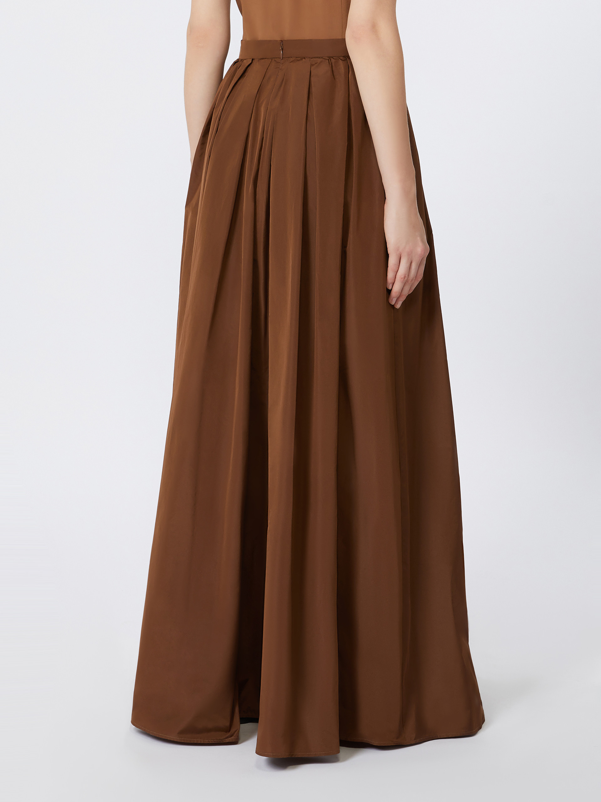 Max Mara Long Taffeta Skirt