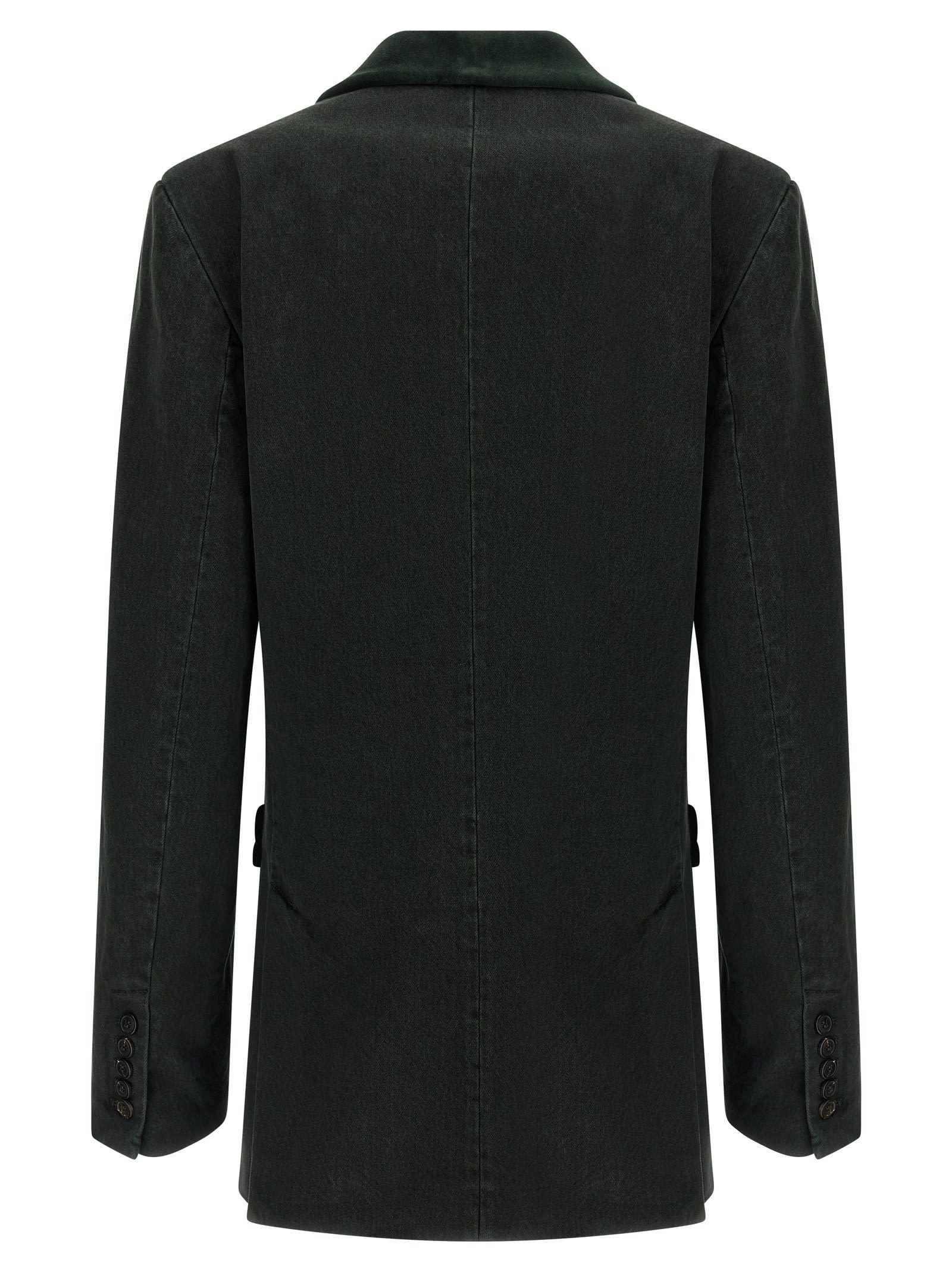 Dries Van Noten Befya Blazer Befya Double-breasted Blazer In Green