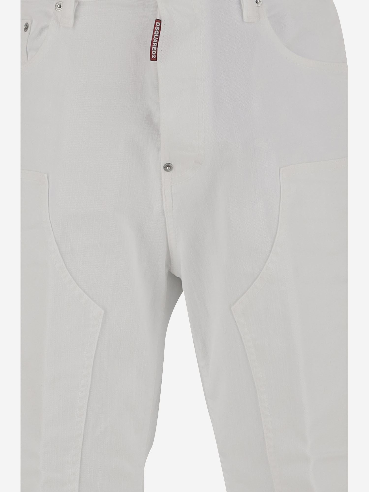 Dsquared2 Work Casual Pants In White