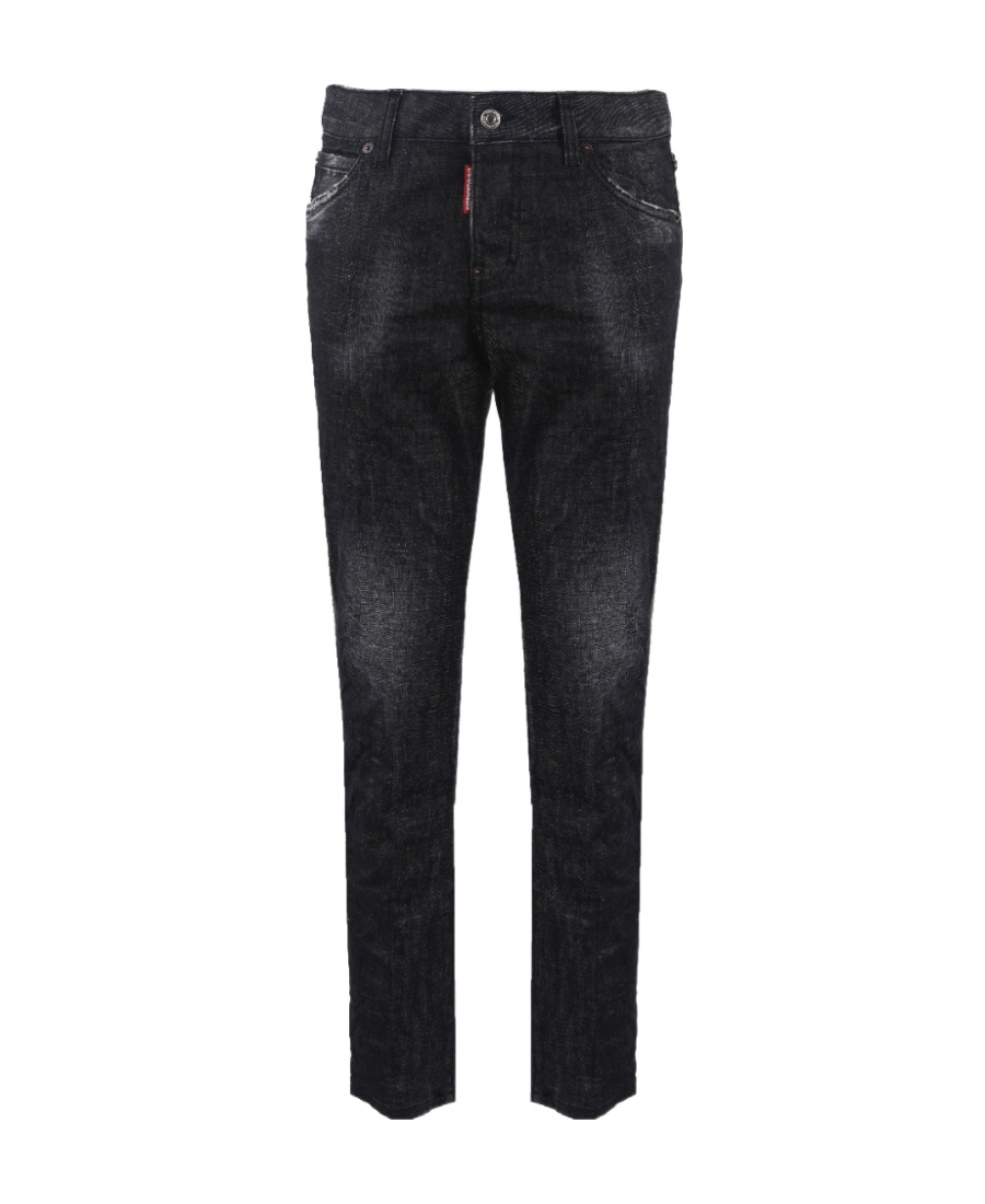 Dsquared2 Skinny Jeans With Shaded Effect In Black