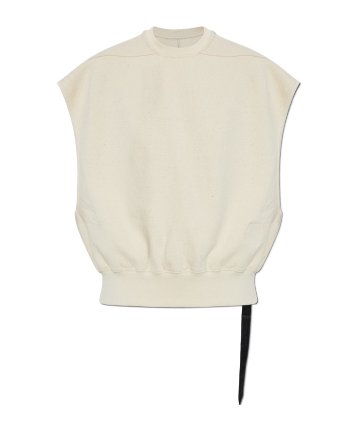 Rick Owens Drkshdw Sl Tatlin Cotton Tank Top In White