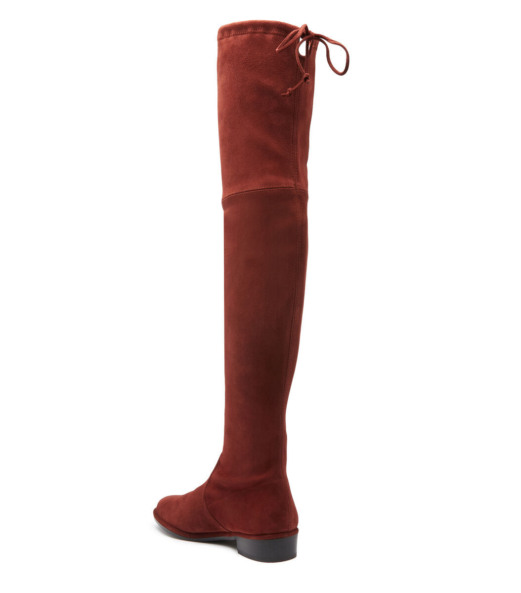 Stuart Weitzman Tie-fastened Knee-length Boots In Brown