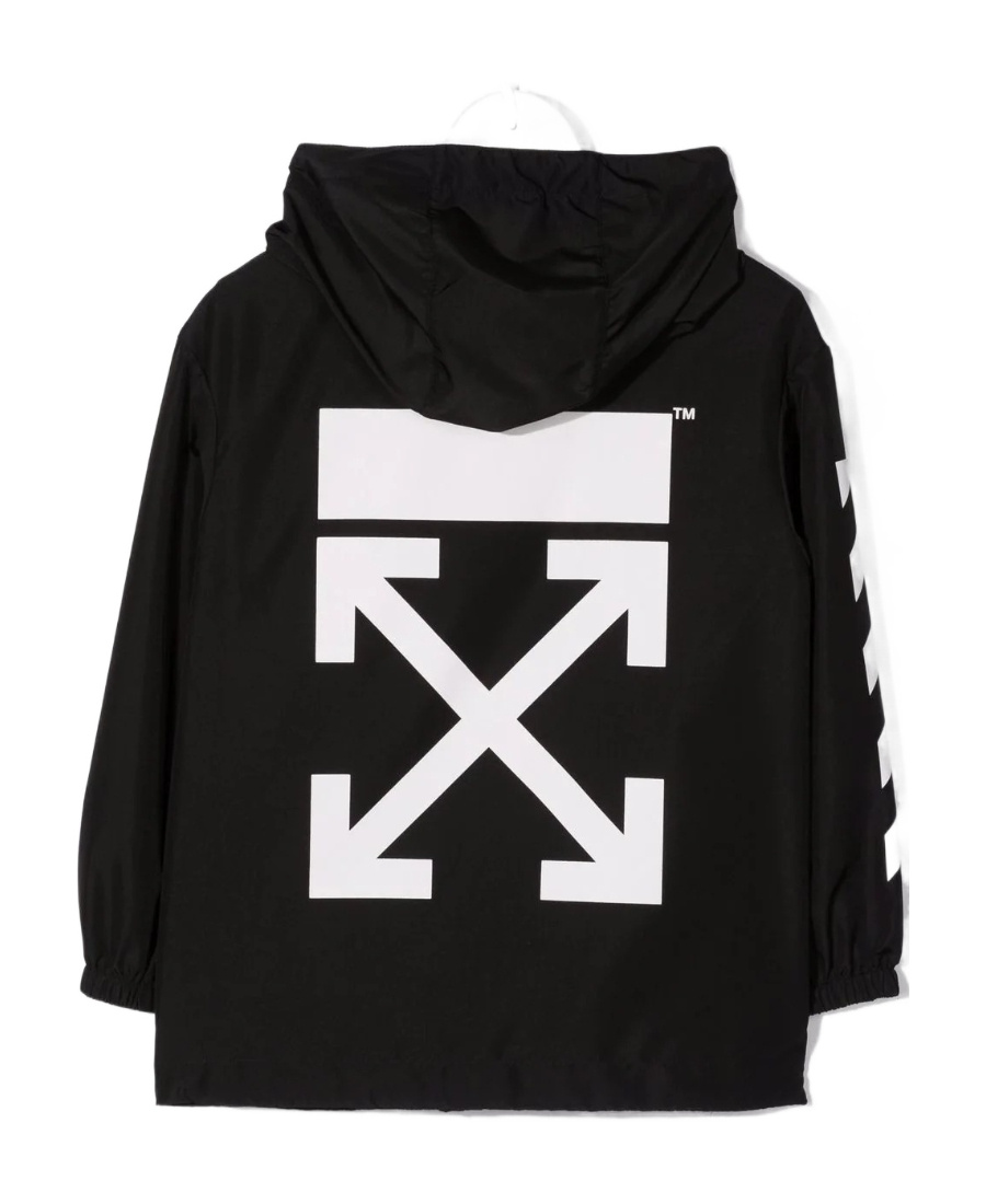 Off-white Chest Logo-print Jacket In Black