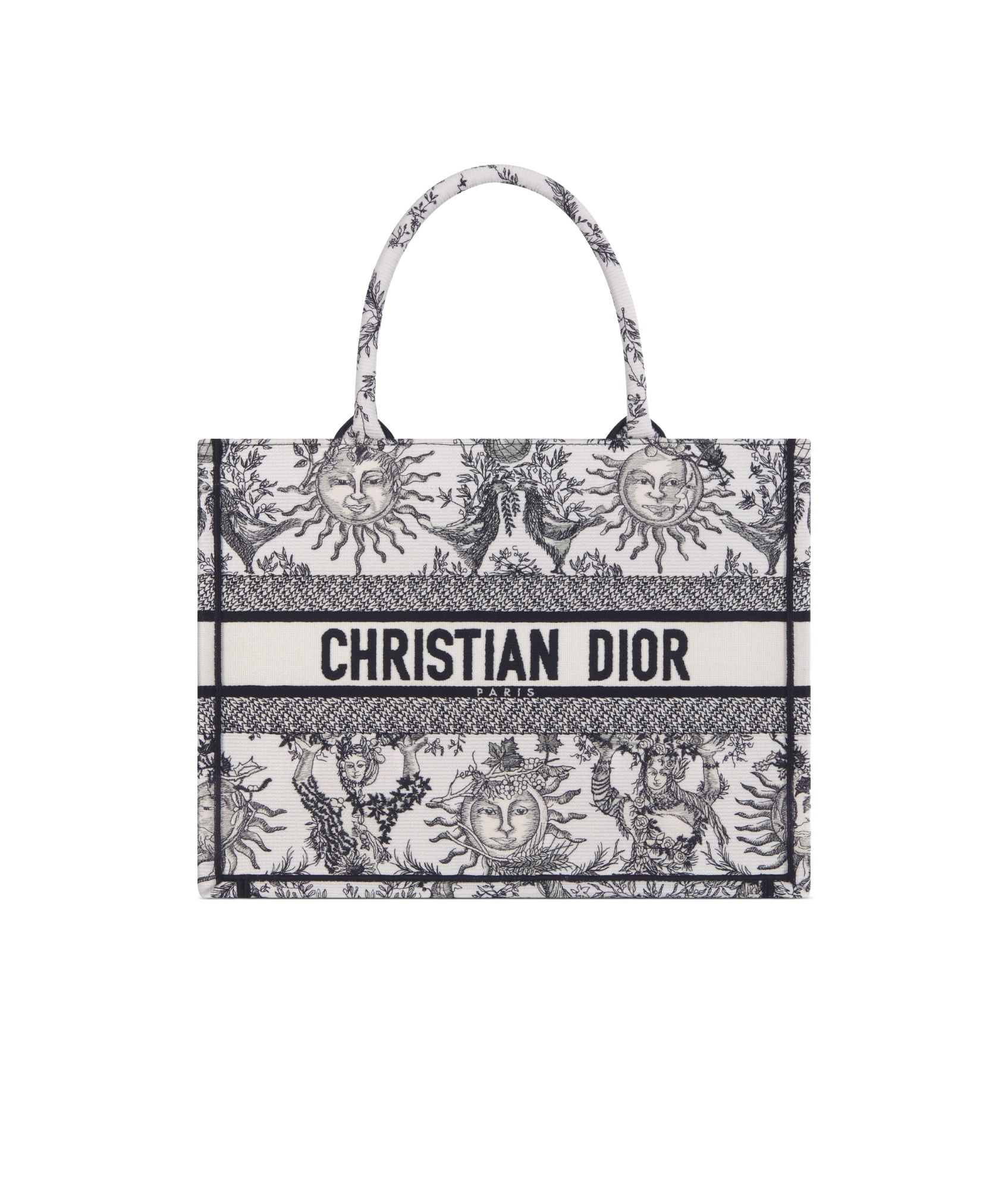 Shop Dior Medium Book Tote Handbag In Gray