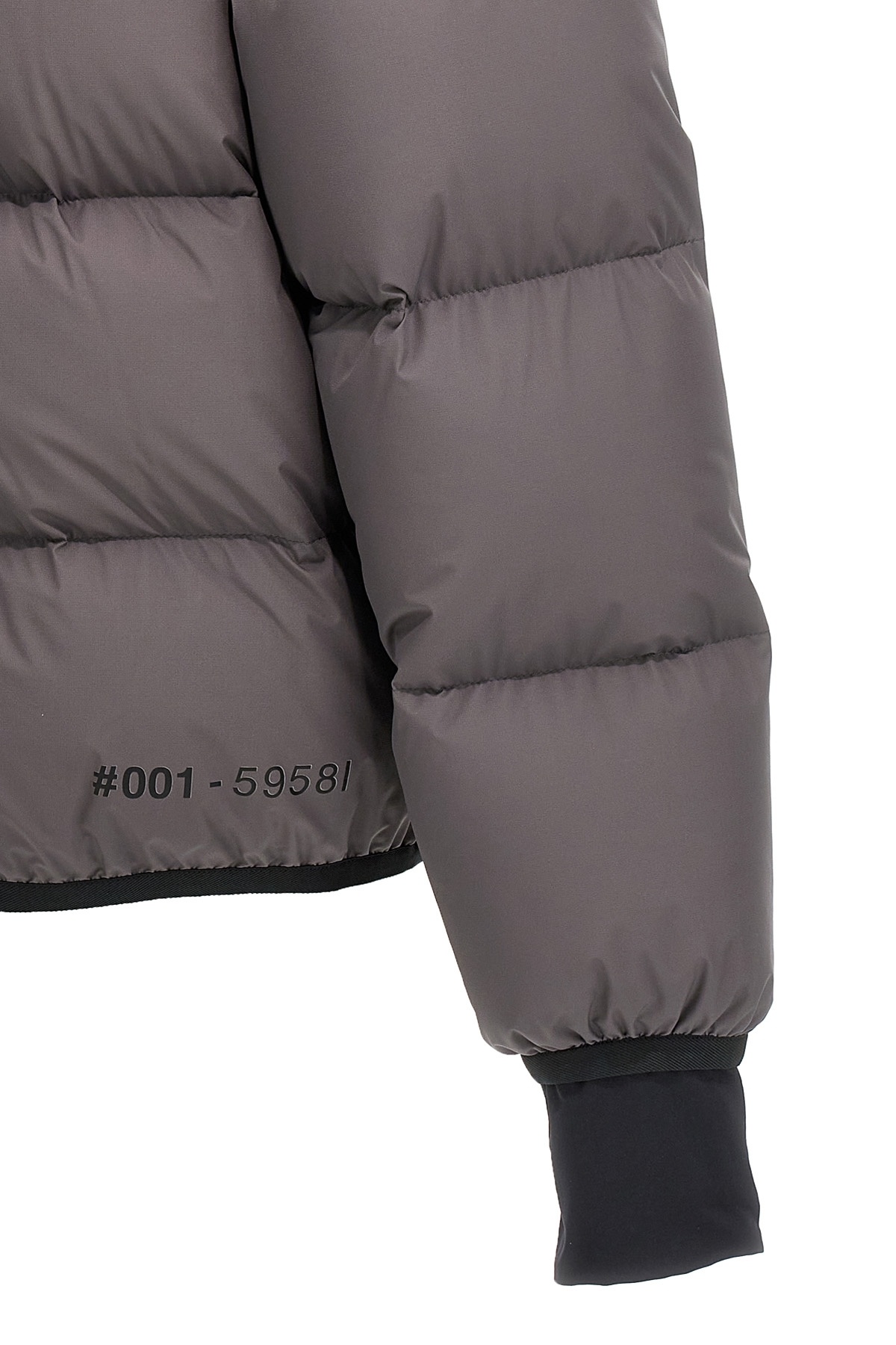 Moncler Marcassin Padded Jacket In Black