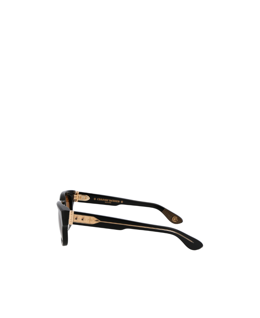 Chrome Hearts Logo Sunglasses In Brown