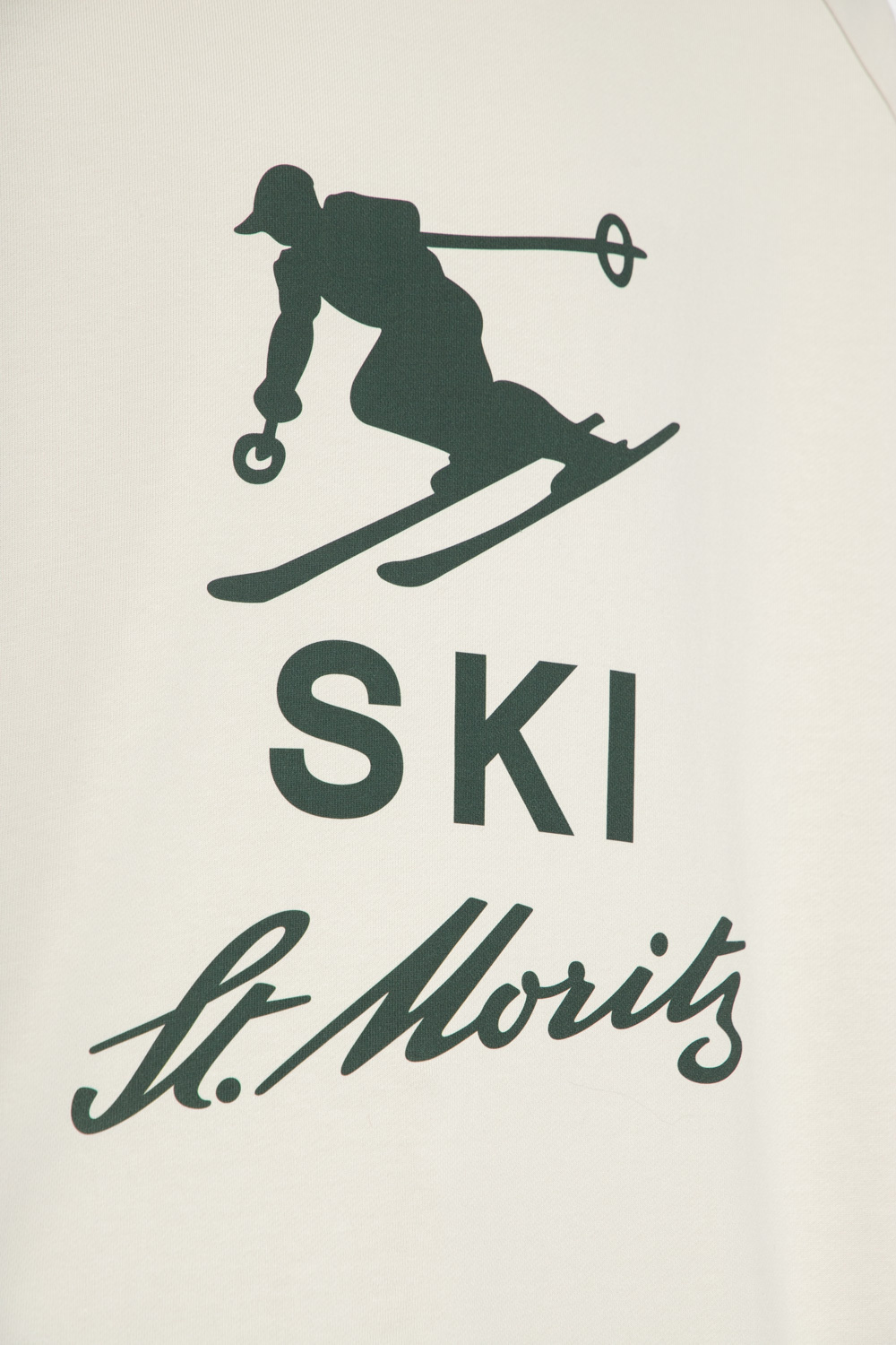 Bally Unisex 6302903 Ski Aspen Hooded Bone Sweatshirt In White