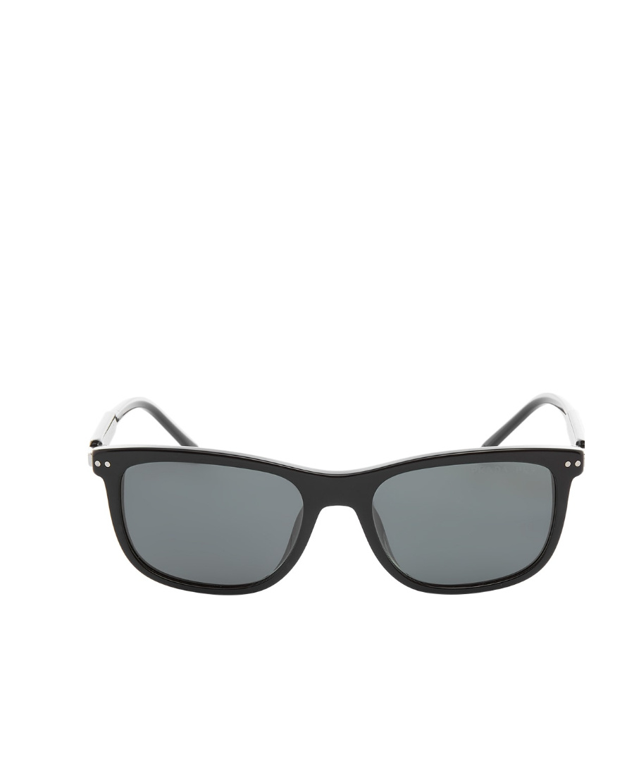 Prada Logo Sunglasses In Gray