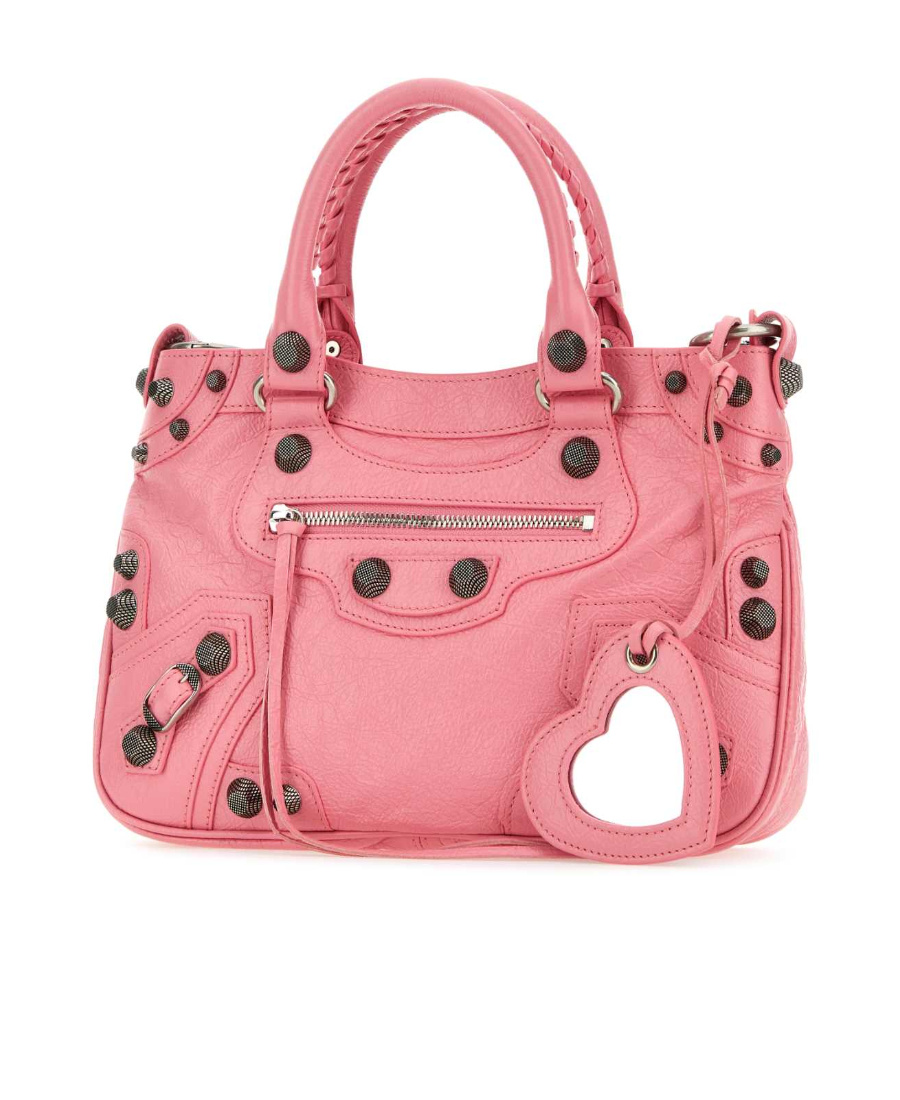 Balenciaga Nappa Leather Neo Cagole S Bag In Pink