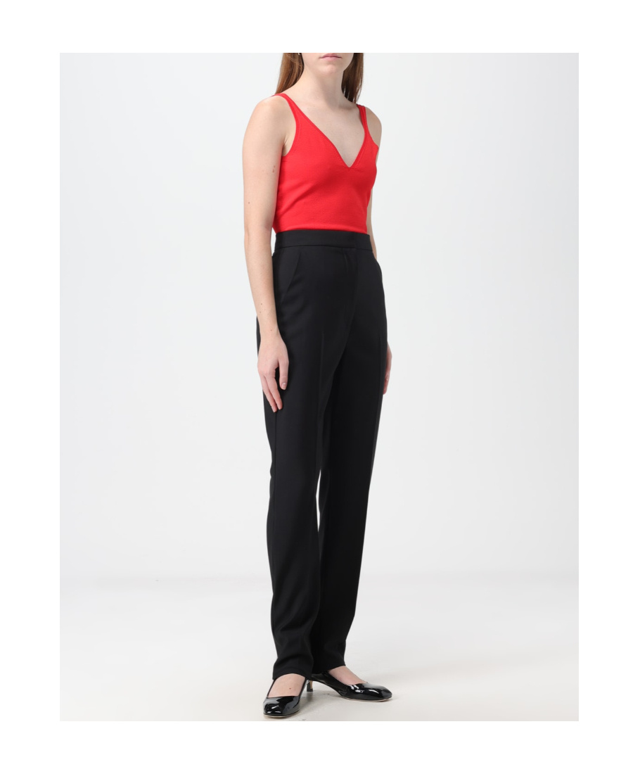 Alexander Mcqueen Bare-back Jumpsuit In Red