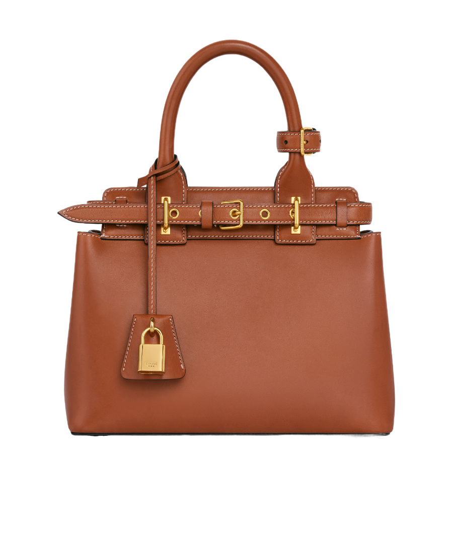 CELINE TEEN CELINE CONTI BAG IN NATURAL CALFSKIN 