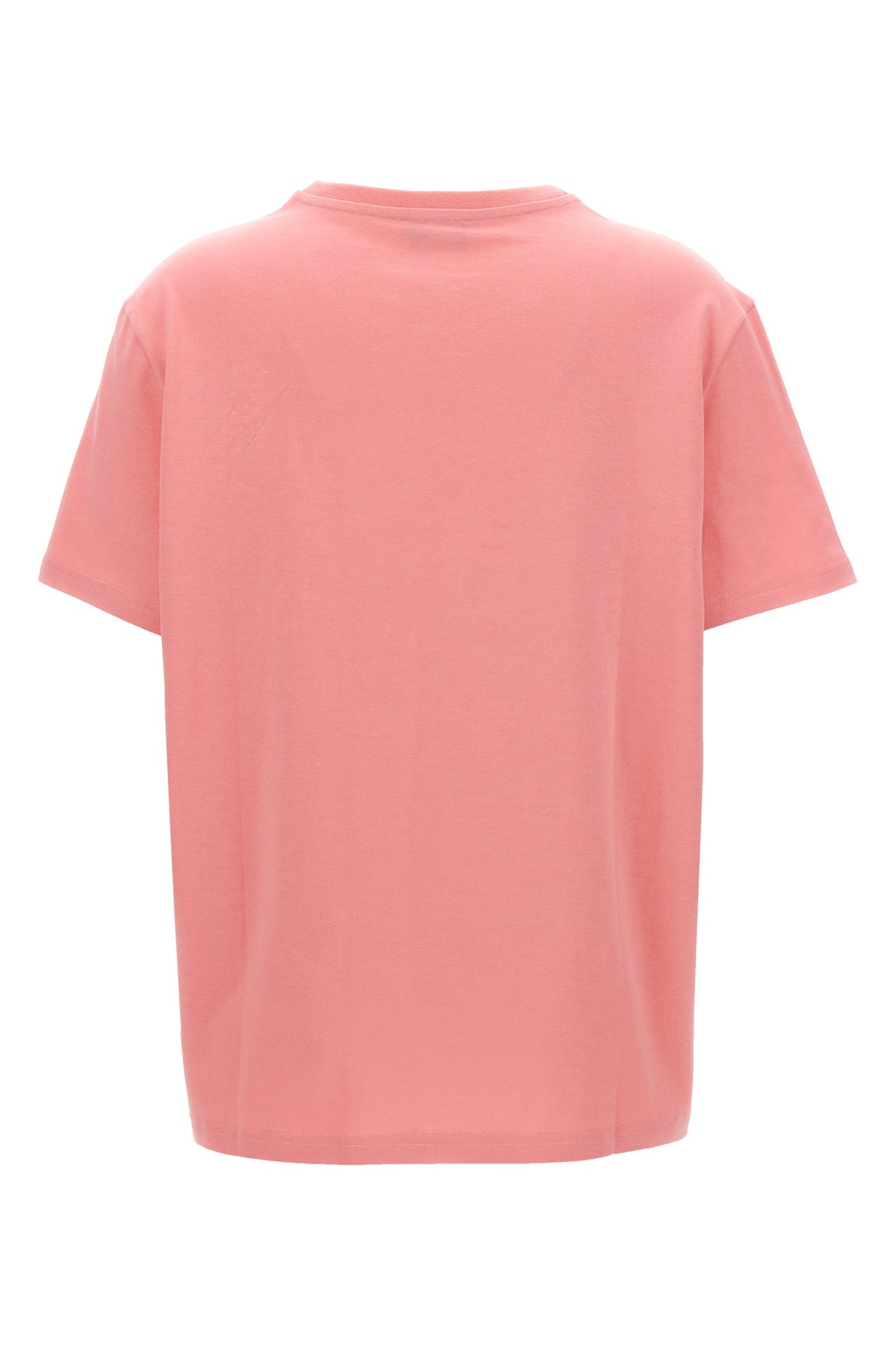 Etro Light Pink Logo Embroidery T-shirt In Pink