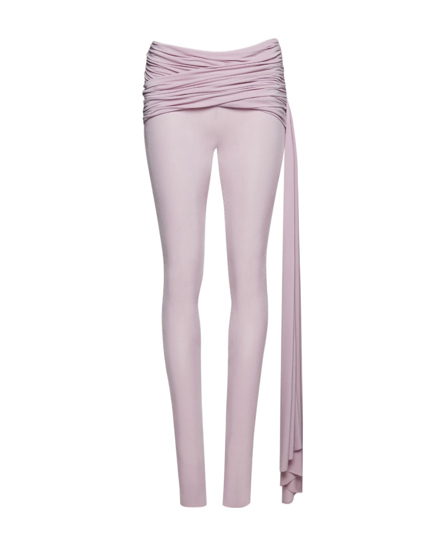 Magda Butrym Pink Layered Leggings In Pink